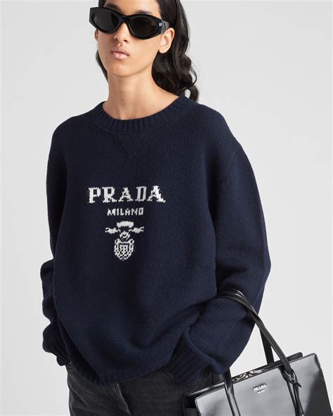 prada cashmere zip|prada sweater.